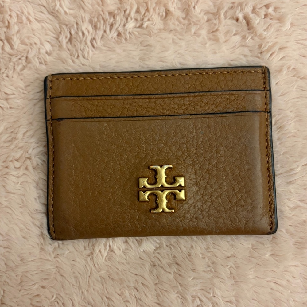 Tory Burch Tan Leather Card Holder